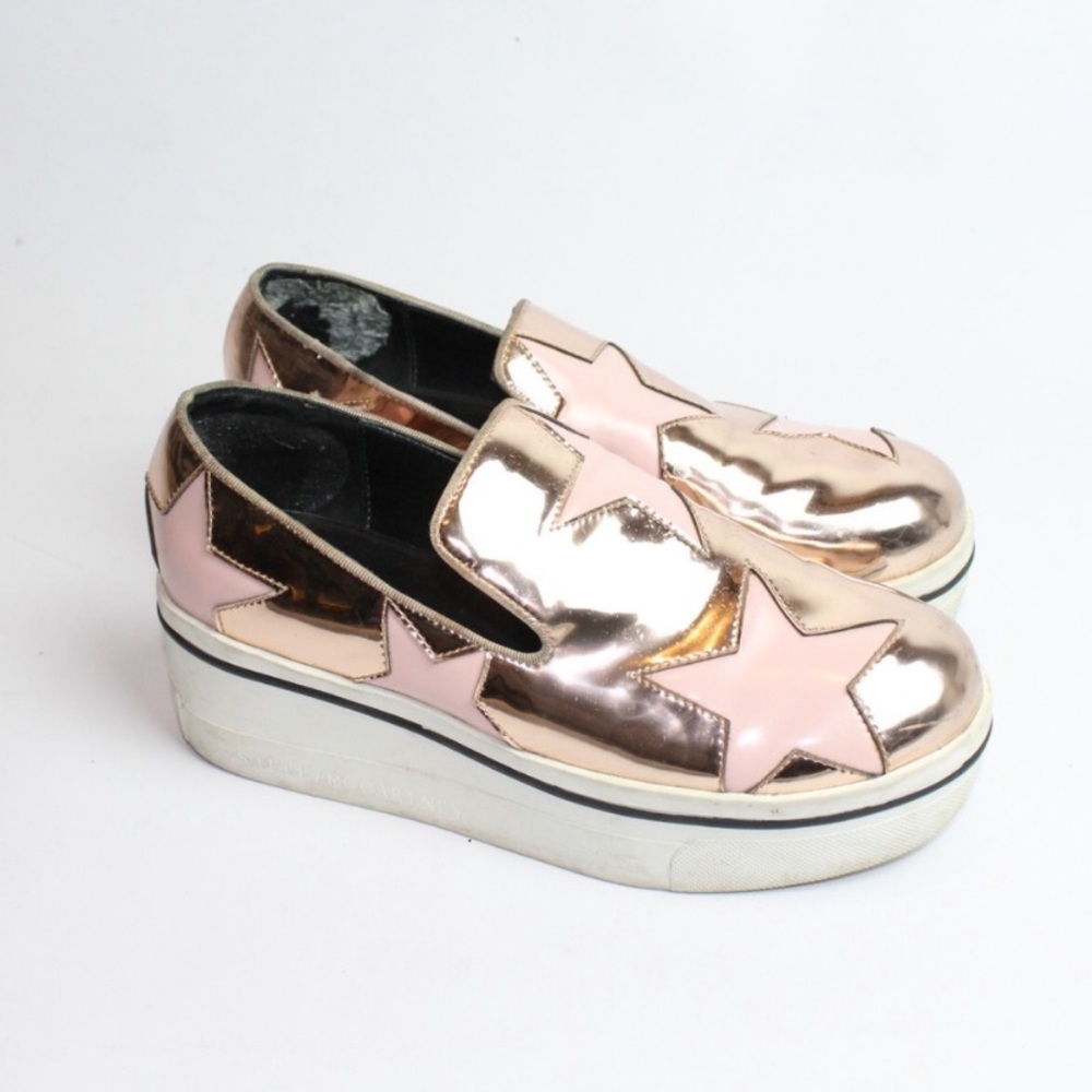 Stella McCartney // Pink Star Binx Sneakers